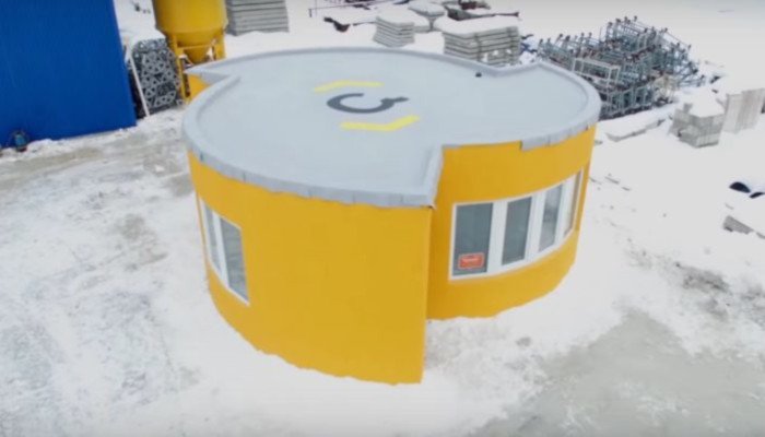 apis cor 3d printed house in 24 hours