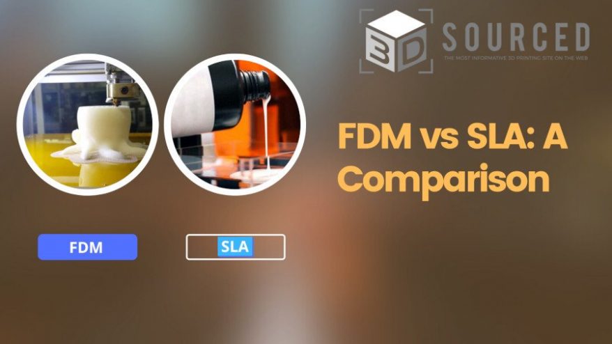fdm vs sla 3d printing comparison guide cover