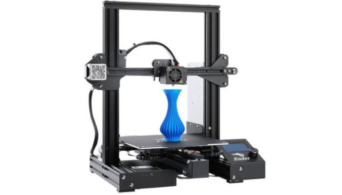 creality ender 3 pro reprap kit printing a vase