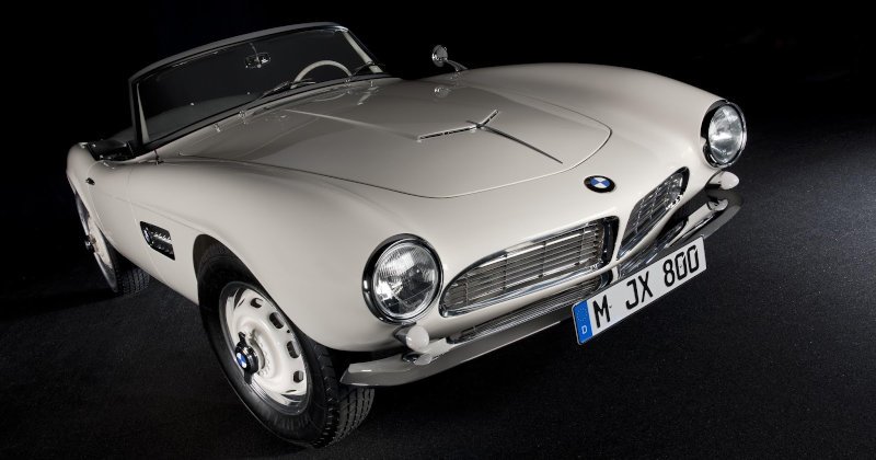 elvis' classic BMW 507 restored using 3D printing