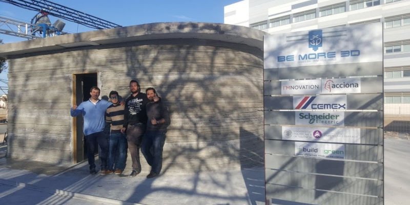 be more 3d print spain's first 3d printed house