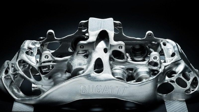 A 3D Printed Titanium Part by Bugatti