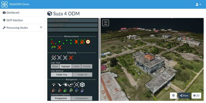 webodm free drone photogrammetry software