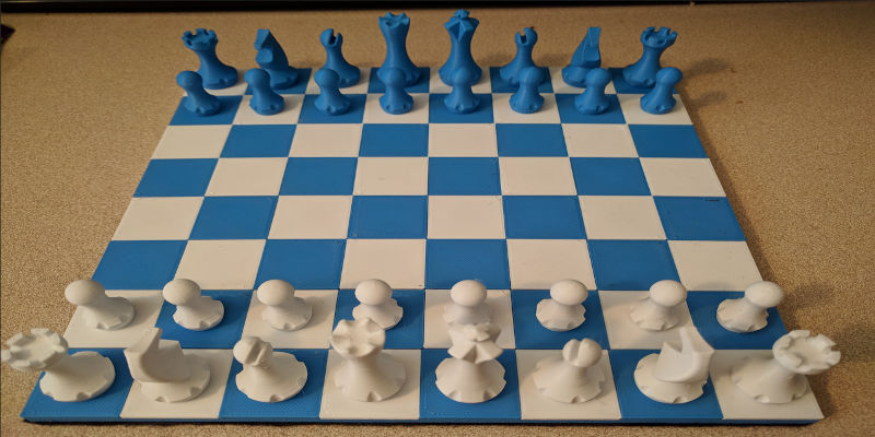 Coolest 3D Printed Rolling Travel Chess Set