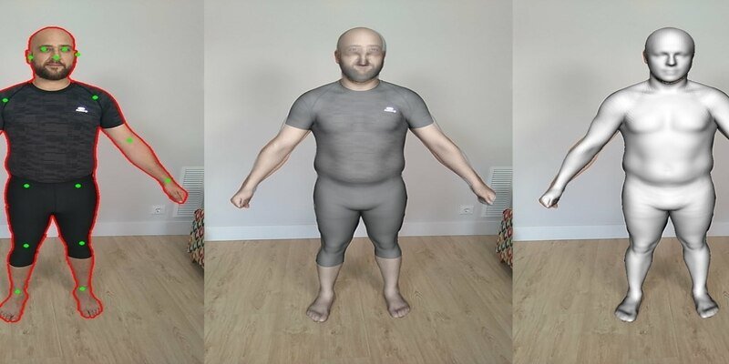 3D scanned person