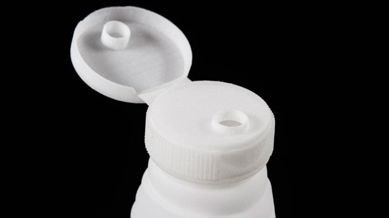 polypropylene 3d printed bottle and cap