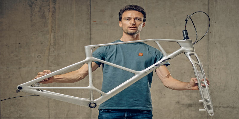 3D printed bike frame