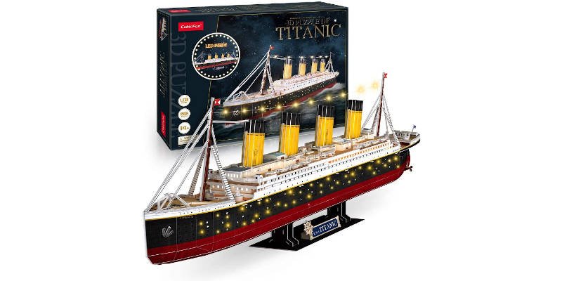 Titanic 3d puzzle that lights up