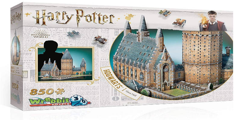 Hogwarts 3D Jigsaw puzzle box