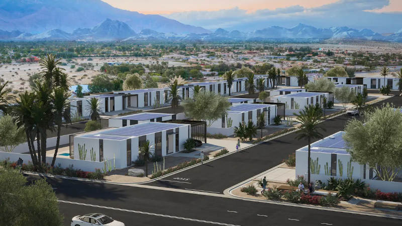 coachella 3d printed homes