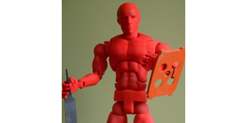 3D Printed Figurine Articulated