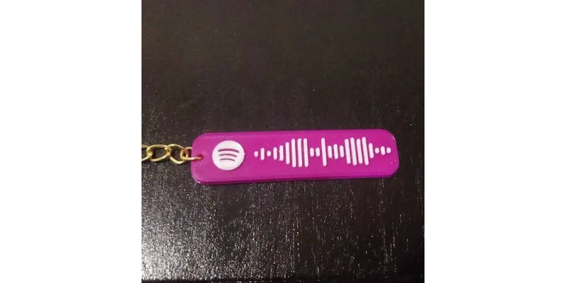 3D Printed Keychains Spotify