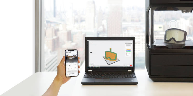 3D Printer App Multi Display Phone Desktop