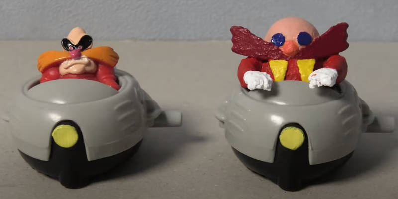 3D Printed Doctor Ivo Eggman Robotnik Toys