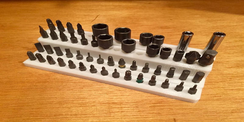 3D Printed Bits Organizer