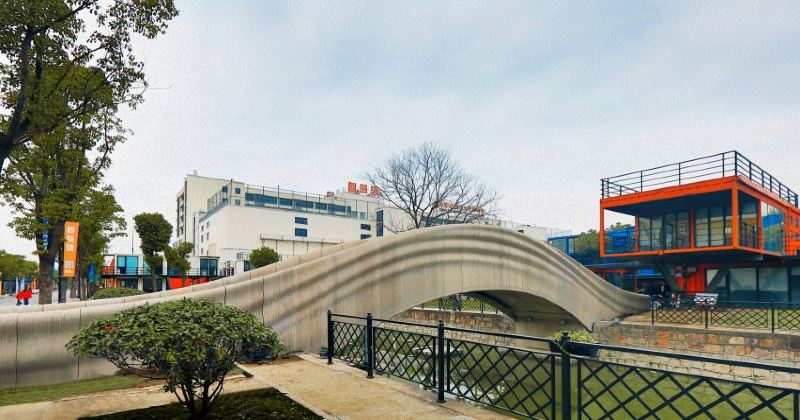 Longest 3D printed bridge in Shanghai