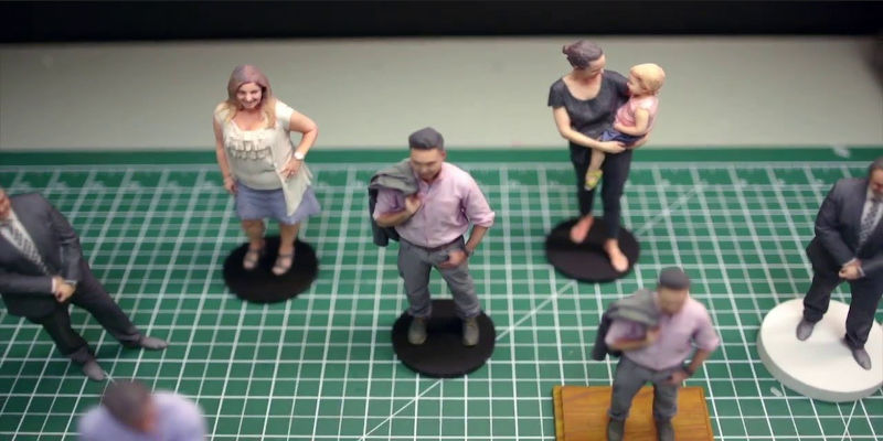 Figurines from 3D Body Scanners