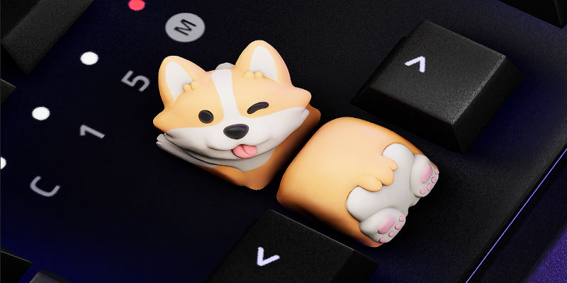 Corgi Keycap