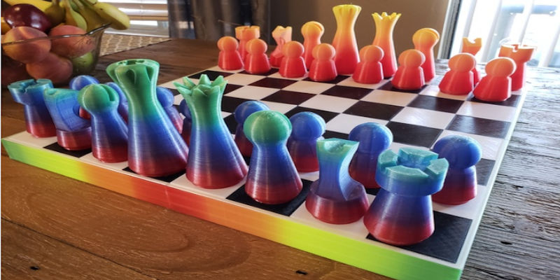 Chess Set - 3D Print Model by jd94