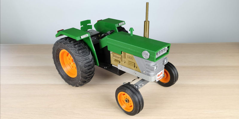 3D Printed RC Tractor