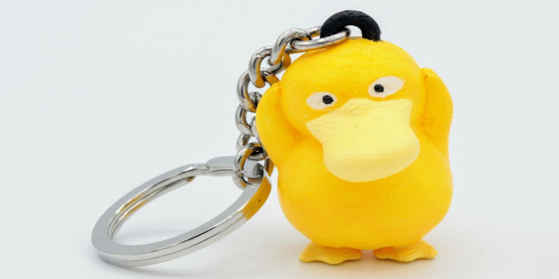 3D Pokémon Psyduck Keychain