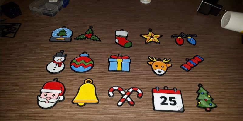 3D Printed XMas Decorations