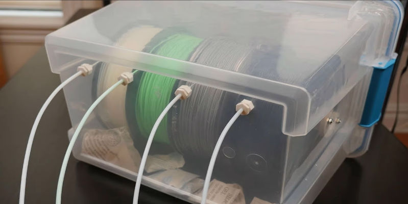 SUNLU S4 Filament Dryer Box For 3D Printer Filament 2024 Filament Storage  Dehydrator for PLA PETG ABS TPU Nylon PA Filament