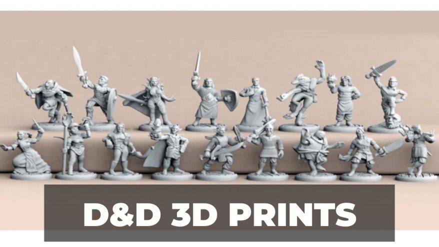 D&D 3D prints dungeons and dragons models files