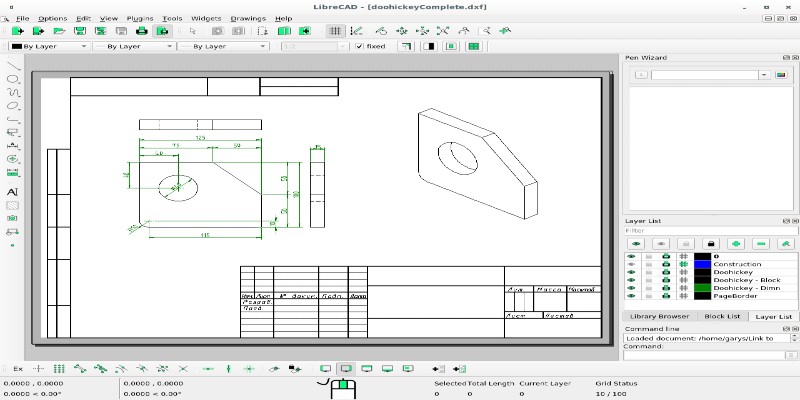 free 2d cad program