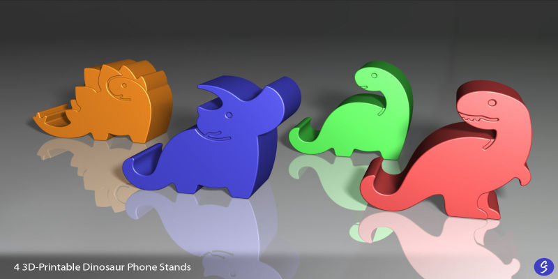 Dinosaur Phone Stands
