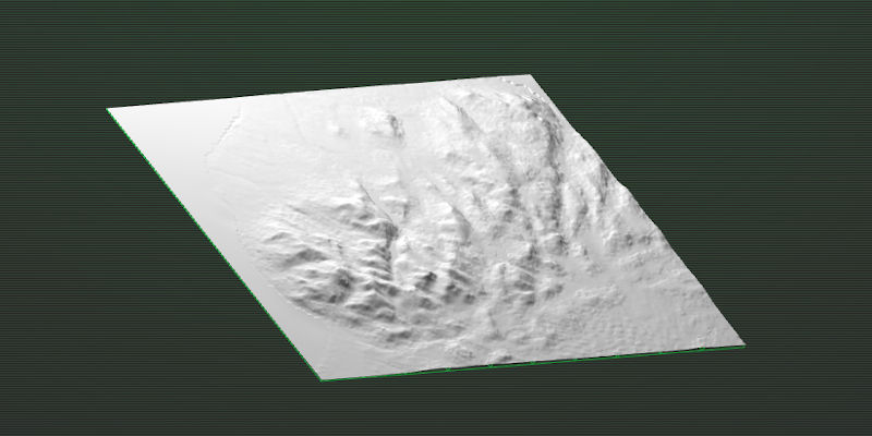 Mourne Mountains 3D Map