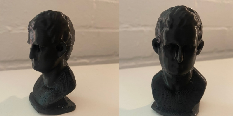 3D printed statue from Revopoint POP 2 3D scan