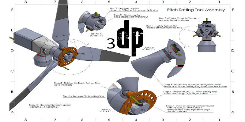 3D Printed turbine instructions guide