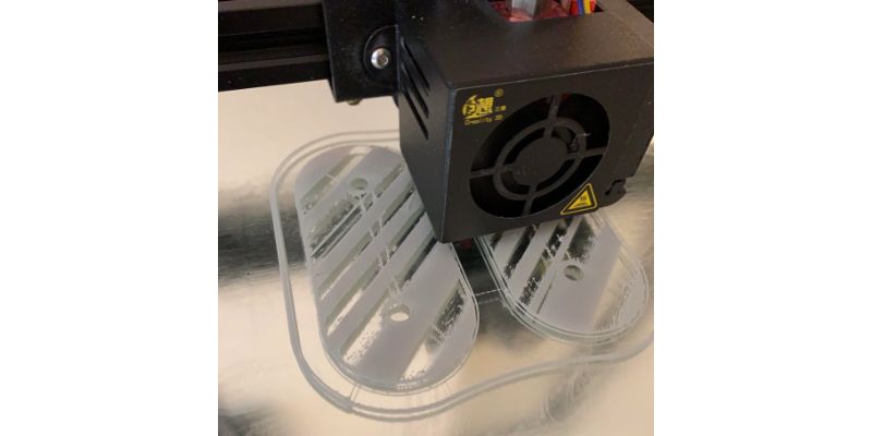 3D printer under extrusion first layer