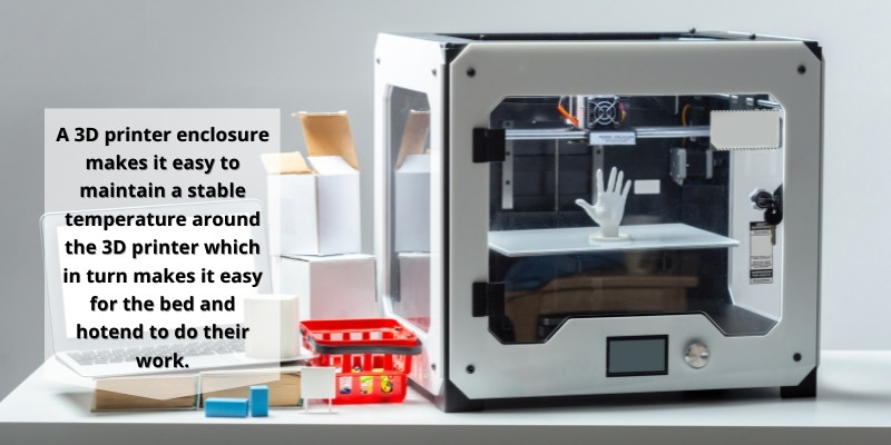 an enclosure will make it easy to control ambient temperature around the 3D printer