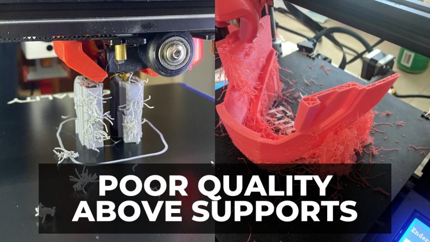Poor Quality Above Supports