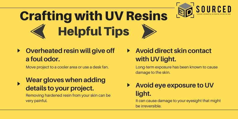 Helpful tips for UV resin crafting