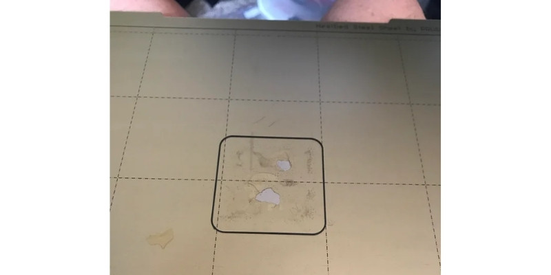 stuck petg print damaged the PEI bed