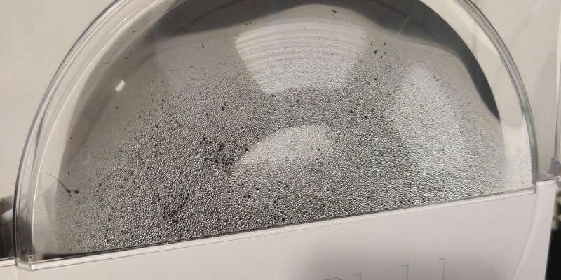 wet filament inside a dehydrator