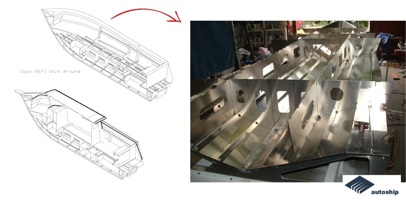 Boat designed in Autoship