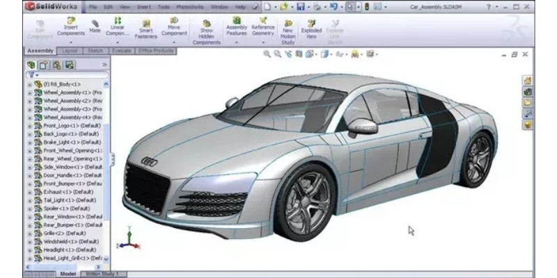 design a car using solidworks