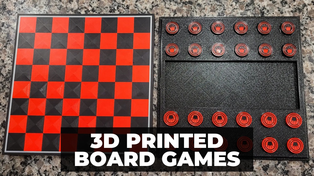 STL file Chessboard Dice Tray・Model to download and 3D print・Cults