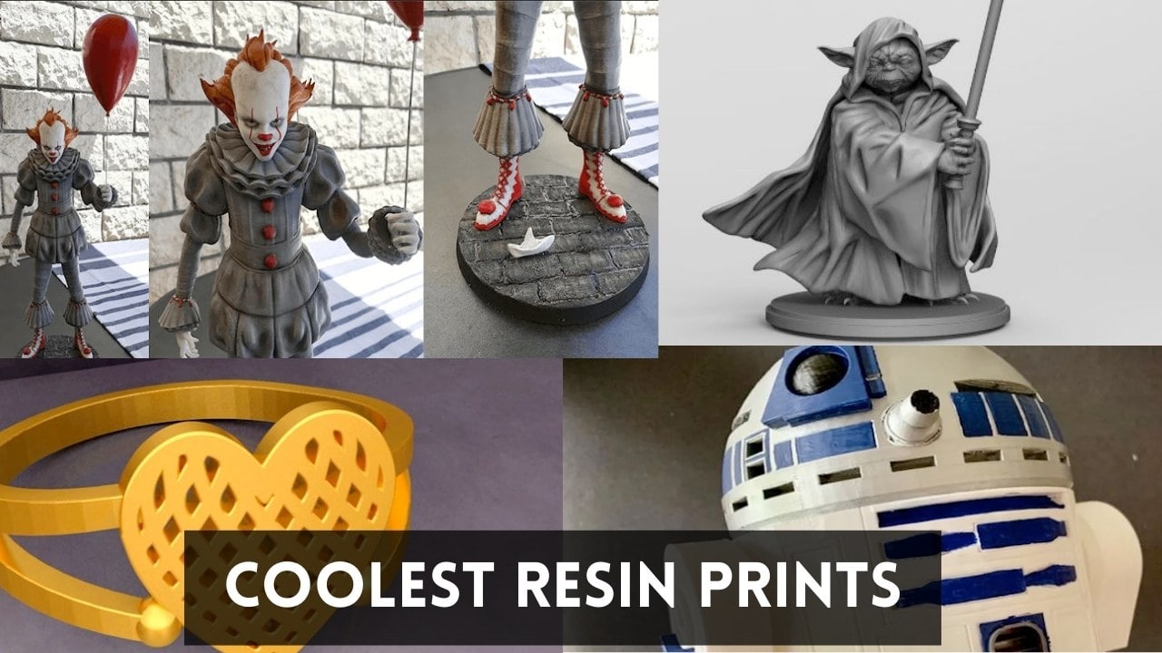 Cool resin 3D prints projects-min