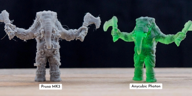 FDM vs Resin prints--prusa mk3 vs anycubic photon