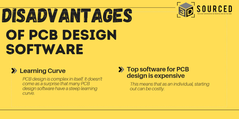 Disadvantages of PCB design software