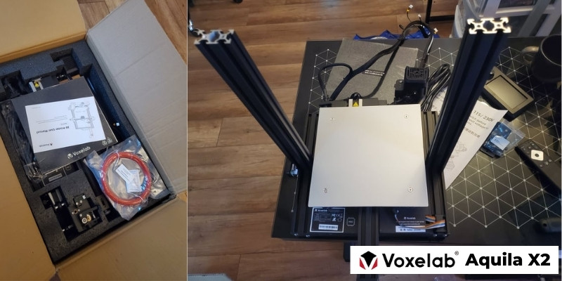 Assembly of the Voxelab Aquila X2