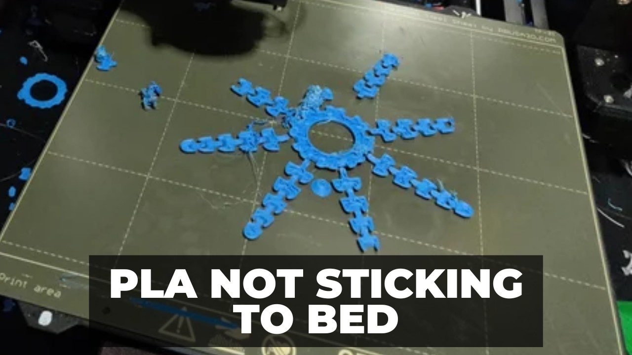 røgelse Surichinmoi lastbil PLA Not Sticking to Bed: 4 Key Fixes For Every Issue - 3DSourced