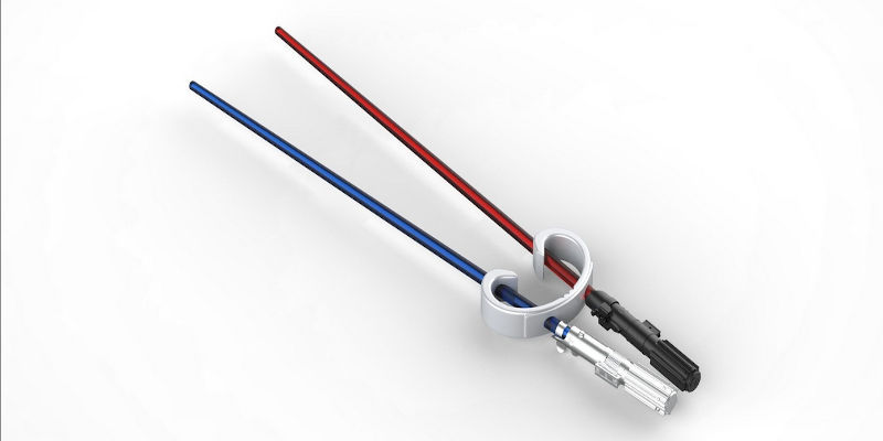 3D Printed Lightsaber Chopsticks