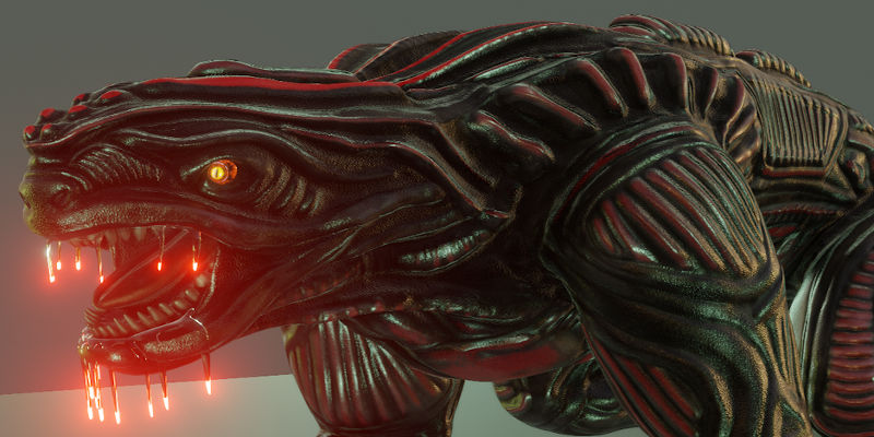 Blender Alien Model