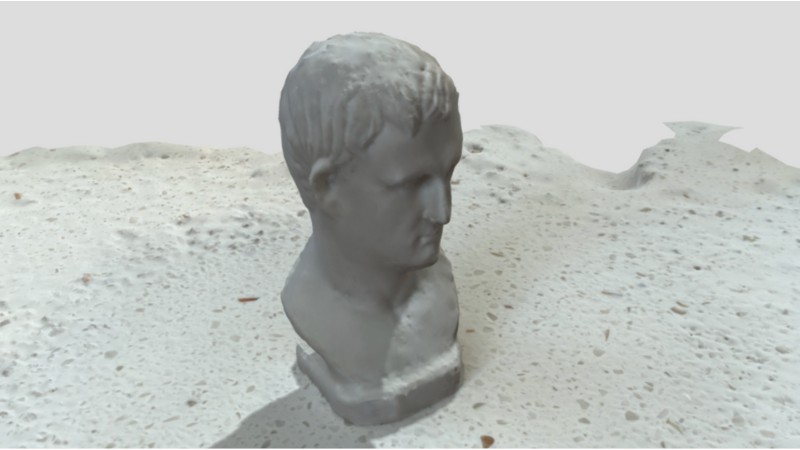 Statue 3D scan with KIRI Engine